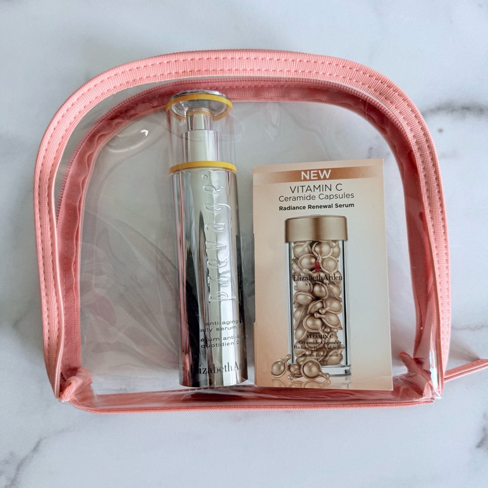 Elizabeth Arden Prevage Anti-Aging Serum 2.0, with bonus sample & makeup bag